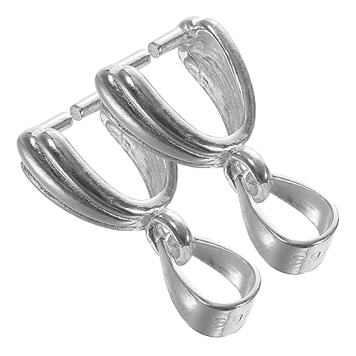 JEWEDECO 925 Sterling Anhänger Verschlüsse DIY Schmuckverbindung Quetschbail Für Halsketten Und Armbänder Schmuckzubehör Für Kreative Designs von JEWEDECO