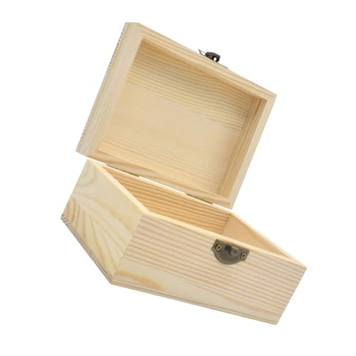 JEWEDECO Box Schmuck Schatz Organizer Brautjungfern Fall Holz Metallkisten Holzkisten Zum Basteln von JEWEDECO