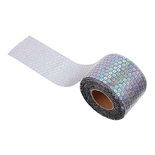 JEWEDECO Bunte Glitzer Organza Schleifenbänder Für DIY Bastelprojekte 6cm x Ideal Für Dekoration Und Kinderhaarschmuck von JEWEDECO