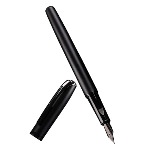 JEWEDECO Business-Stift Füllfederhalter Multifunktionsstift Büro Stift Füller Exquisite Stiftgeschenke Kalligraphie-Metallstift wiederverwendbarer kalligraphiestift Studenten Stift Black von JEWEDECO