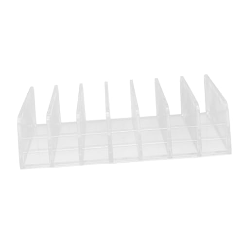 JEWEDECO Für Quittung Postkarten Ausstellungsstand Schreibtisch-organizer Umschlaghalter Für Schreibtisch Mail-sortierer-organizer Buchunterstützung Acryl Transparent von JEWEDECO