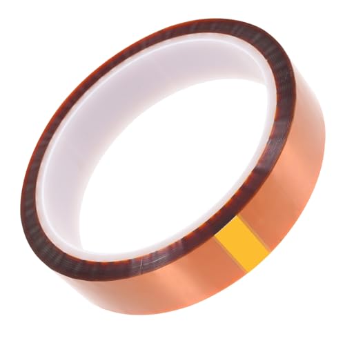 JEWEDECO Hardware-klebeband Hochtemperatur Klebeband 20mm x 33m Hitzebeständiges Isolierband Industrielles Elektroband Multifunktionales Abriebfestes Klebeband Für Elektrische Anwendungen Bis 300°c von JEWEDECO