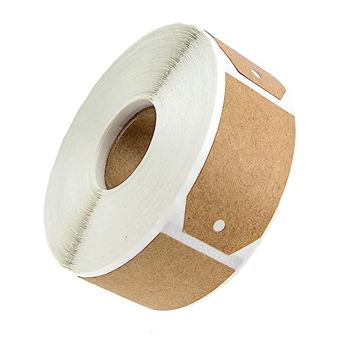 JEWEDECO Kraftpapier Etiketten Aufkleber Handgeschriebene Und Klassifizierungsaufkleber Pro Rolle Selbstklebende Etiketten Für Küche Büro Und Schule von JEWEDECO