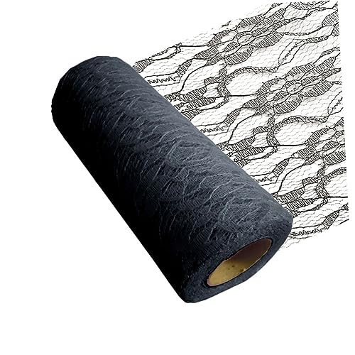 JEWEDECO Lace Roll Tischläufer 15cm x 9 Hochzeitsdekoration Eleganter Spitzenstoff Für Festlichkeiten DIY Bastelprojekte Partydeko Tischdeko Für Hochzeiten Und Feiern von JEWEDECO