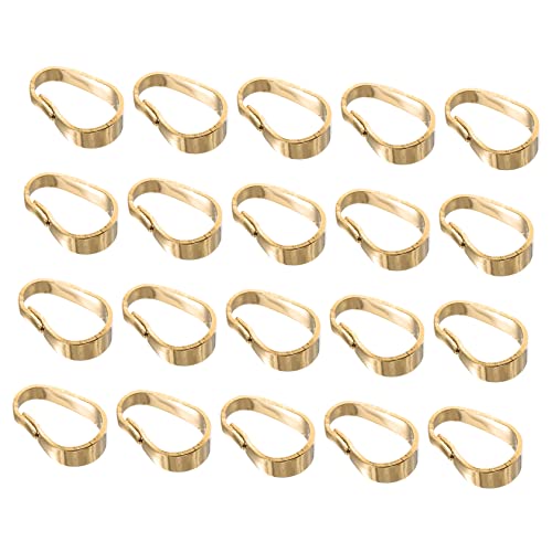 JEWEDECO Anhänger Basteln Metallclip Pinch Schmuckverschluss Perlen Verschlüsse Clip Halskette Golden Bail Snap Haken Charme Prise Charm Liefert Schmuckherstellung Clasp von JEWEDECO