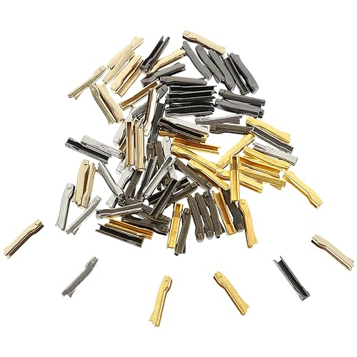 JEWEDECO Reißverschluss Reparaturset Zipper Stops Kit Für Kleidung Jacken Und äntel 10 Goldene 10 Hellgoldene 10 Gunmetal 10 Stahlfarbene Und 10 Antike Zipper von JEWEDECO