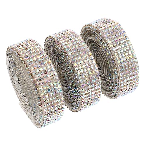 JEWEDECO Selbstklebendes Strassband Glänzendes Rhinestone DIY Dekorband Für Bastelarbeiten Breite Pro Rolle Perfekt Als Kleidung Accessoire Und Für Kreative von JEWEDECO