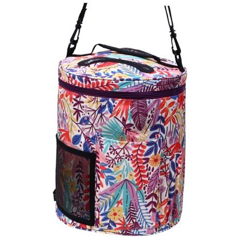 JEWEDECO Stilvolle Garn Aufbewahrungstasche Langlebige Strickgarn Organizer Tasche Mit Praktischen Fächern Zur Sicheren Aufbewahrung Von Und Garn Ideal Für Handarbeitsprojekte von JEWEDECO