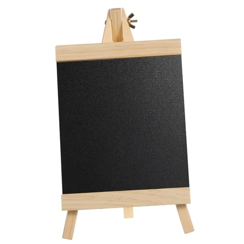 JEWEDECO Tafel Nachricht Notiz Buffetetiketten Schwarzes Brett Staffelei Für Hochzeitsschild Schilder Für Sandwichbretter Im Freien Buffet Zeichen Briefbrett Planke Tischkreide Black Holz von JEWEDECO