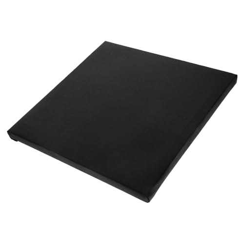 JEWEDECO zum Malen Aquarell-Leinwandtafeln Acrylfarben-Leinwandtafeln Ölfarbentafeln leer gespannte Leinwandplatten für Bretter Ölfarben-Leinwandtafeln Schwarz Baumwolle Black von JEWEDECO