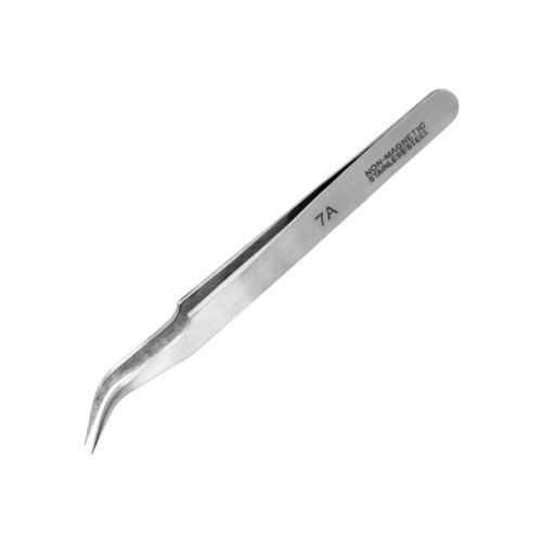 Jeweltool Gebogene Pinzette, Silber von JEWEL TOOL