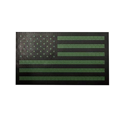 JFFCESTORE OD Green Us IR Infrarot Reflektierender USA Flagge Patch Militär Moral Uniform Reflektierender Patch (OD) von JFFCESTORE