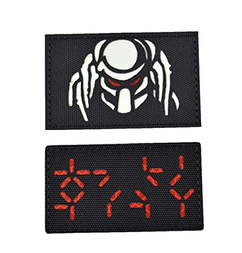 Reflektierender taktischer Moral-Patch, Predator Alien Film Spiele Patches (reflektierend, 2 Stück) von JFFCESTORE