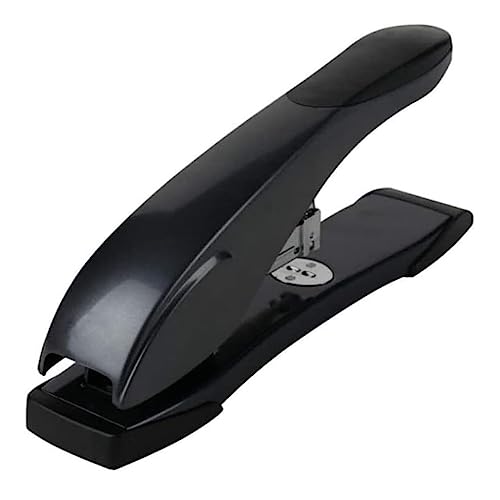 Heftgerät Tragbarer, robuster Metall-Schreibtischhefter, multifunktional, groß, 60 Blatt, for Büro, Schule, Papierbindung, Desktop-Hefter Weißer Hefter(Black) von JHMYOB