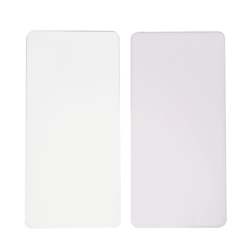 2 Stück Prägemaschinenplatten, Stanzprägemaschinenplatten, Ersatzzubehör für Papier, Leder, Stoff (6,3 x 3,03 x 0,3 Zoll, 6,3 x 3,03 x 0,5 Zoll) von JHS-TECH