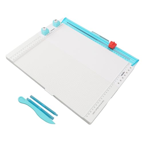 JHS-TECH Papierschneider, vielseitiger Papierschneider, kompakter, praktischer Papierschneider, 7-in-1, Ritzen von Pappe, Schnittbreite 12,2 Zoll, für die Herstellung von Scrapbooking, von JHS-TECH