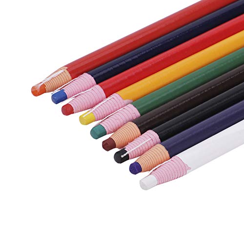 9pcs Verschiedene Farbe Peel-off China Marker Bleistifte Wachs Fett Bleistifte Buntstifte China Markierung Bleistifte Sticks Zeichnung Kunst Bleistifte für Holz Kleidungsstück Metall Stoff Papier von JIAHG