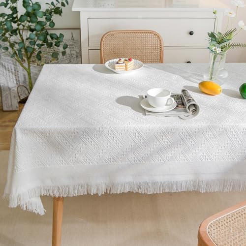 JIALIANG Abwaschbare Tischdecke 230x340cm Glatt Tischdecke Fleckenabweisend Tischtuch mit Lotuseffekt Leicht Wasserabweisend Tischwäsche, von JIALIANG