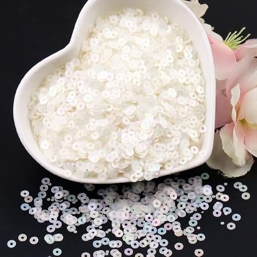 JIALIU 2mm 3mm 4mm Pailletten Flache Runde Lose Pailletten Matte Bunte Scheibe Pailletten Für DIY Hochzeit Handwerk Nähzubehör von JIALIU