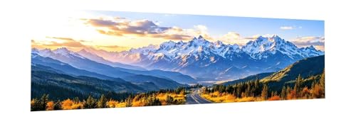 5D Diamond Painting Erwachsene Groß XXL 100x300cm Berg Diamant Painting Bilder Landschaft Diamond Painting Zubehör Full DIY Crystal Mosaikherstellung, Wanddeko, Geschenke für Frauen, Weihnachten O-8 von JIANFREY