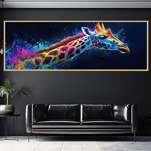 Diamond Painting Erwachsene Reh Diamant Painting Bilder Kinder Tier Diamond Painting Eckige Steine 30x90cm DIY Diamant Malerei Groß Bastelset für Wohnzimmer und Schlafzimmer Wanddeko Geschenk G-9 von JIANFREY