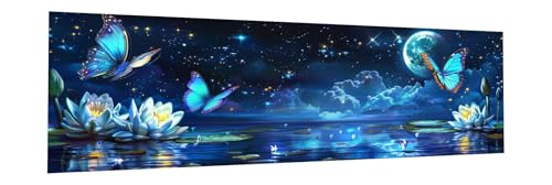 Diamond Painting Schmetterling Diamond Painting Erwachsene Groß xxl 80x240cm Ozean Diamant Painting Bilder Kinder, DIY 5D Diamant Kunst Malerei Stickerei Kreuzstich Basteln Wand Dekor Geschenke Q-0 von JIANFREY