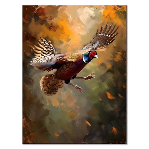 Malen Nach Zahlen Erwachsene Tier Malen Nach Zahlen Huhn Malen-Nach-Zahlen ab 7 8 9 10 Jahre Mädchen Jungen Geschenke, Paint by Numbers Kinder Anfänger Leinwand Malen Wall Decoration 30 x 40 cm F-2 von JIANFREY