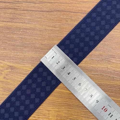 JIANNA 40 mm, 3 Yards, farbiges Gummiband, Jacquard-Gummiband, hochelastisch, für Taschen, Schuhe, Kleidungsstücke, Nähzubehör von JIANNA