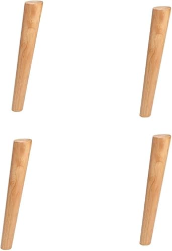 JIAt6e8ng MNB Massivholz-Möbelbeine, moderne Sofabeine, TV-Tischbeine, schräge Schrankbeine mit Schrauben, 4er-Set (70 cm) von JIAt6e8ng