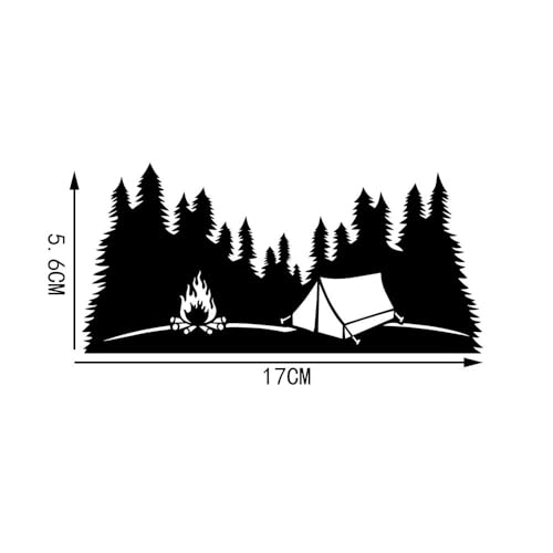 JIFENLI Autoaufkleber 17 * 7,9 m Natur Tourismus Reisen Camping Wald Vinyl Aufkleber Auto Aufkleber Berg Cross Country Jeep Truck Körper Dekor von JIFENLI