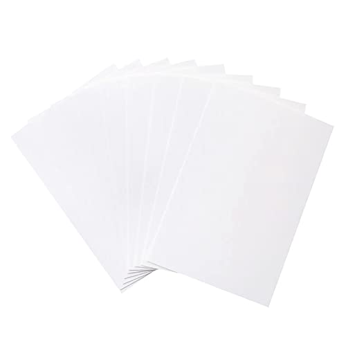 JIHUOO 50 Stück Blanko-Aquarellkarten, Aquarell-Grußkarten, Einladungskarton, Weihnachtskarten, Aquarell-Papierkarten zum Malen, Schreiben, Weiß von JIHUOO