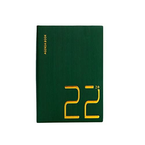 JILLIAN 365 Office Notebook Daily Planner Book 200 Blatt (400) Notizbücher Zeitmanagement (Grün) von JILLIAN