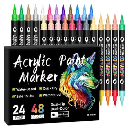 JINGLING Graffiti-Marker, bunte Marker-Stifte | Marker-Stifte zum Ausmalen | Bunte Marker-Stifte zum Bauen, schnell trocknendes Farbmarker-Set JINGLING Graffiti-Marker, bunte Marker-Stifte | Marker-Stifte zum Ausmalen | Bunte Marker-Stifte zum Bauen, schnell trocknendes Farbmarker-Set von JINGLING