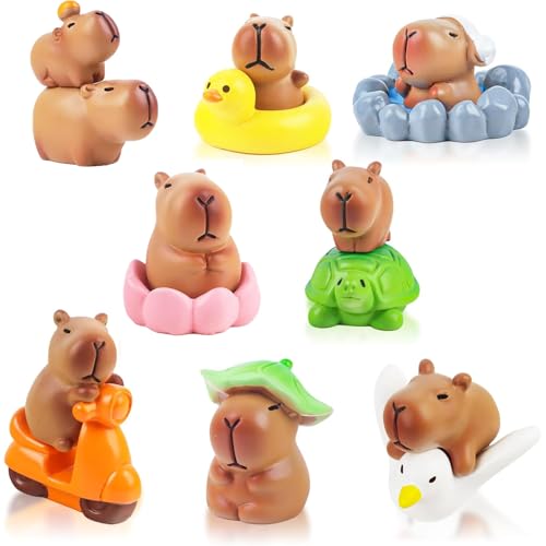 JINJUMEI 13 Stück Mini Capybara aus Kunstharz Mini Capybara Feengarten Dekoration Miniatur Capybara Figuren Niedliche Wasserschwein Deko für Bonsai Miniaturlandschaft JINJUMEI 13 Stück Mini Capybara aus Kunstharz Mini Capybara Feengarten Dekoration Miniatur Capybara Figuren Niedliche Wasserschwein Deko für Bonsai Miniaturlandschaft von JINJUMEI