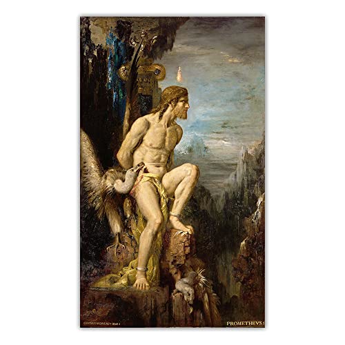 5D Diamond Art Kits Full Drill Diamond Painting Kits für Erwachsene Kinder Prometheus von Gustave Moreau von JINYANZZYJ