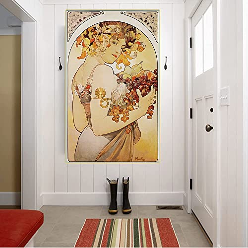 Diamond Painting Kits For Kids Alphonse Mucha《Fruit》 Diy 5D Diamond Paintings For Home Wall Decor Gift Diamond Painting Art 12 * 16In/30 * 40Cm von JINYANZZYJ