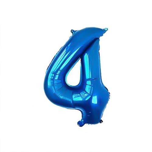 Cartoon Geburtstag Luftballons,Geburtstagsdeko Luftballon,Geburtstag Luftballons Set, Kinder Geburtstag Party Deko, Geburtstagsdeko,Helium Folienballon für Kinder Geburtstagsdeko Dekoration (blau 4) von JIOLINK