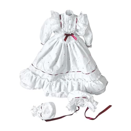 JISADER 1/3 BJD Doll Kleid Simulation Doll Kleidung Geburtstagsgeschenke, 24in Puppe Retro Styles Kleid von JISADER