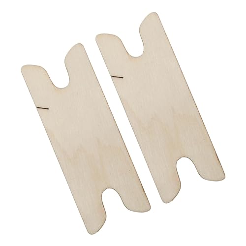 JISADER 2Pcs Holz Weben Shuttle Holz Hand Webstuhl Webstuhl Werkzeuge DIY Pullover Schal Tapisserie Handwerk Weben Häkeln Nadel von JISADER