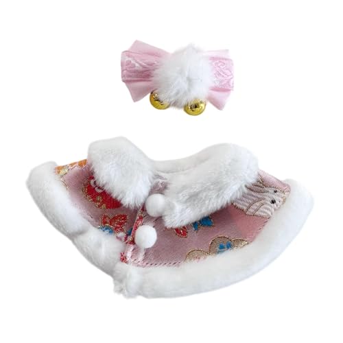 JISADER Kleidung für Puppen, Umhang und traditionelles Set für 6,69-Zoll-Puppen, Rosa von JISADER