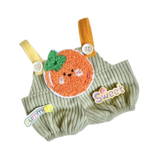 JISADER Puppenhosen für Plüschpuppen, Bequeme Anziehsachen, Kleidung für 7,87 Zoll Puppen, Orange von JISADER