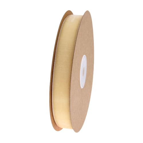 JISADER Samtband für Blumenkreationen, 10 M, für Dekorationsprojekte Und Schleifen, Beige von JISADER