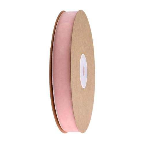 JISADER Samtband für Blumenkreationen, 10 M, für Dekorationsprojekte Und Schleifen, Hell-pink von JISADER