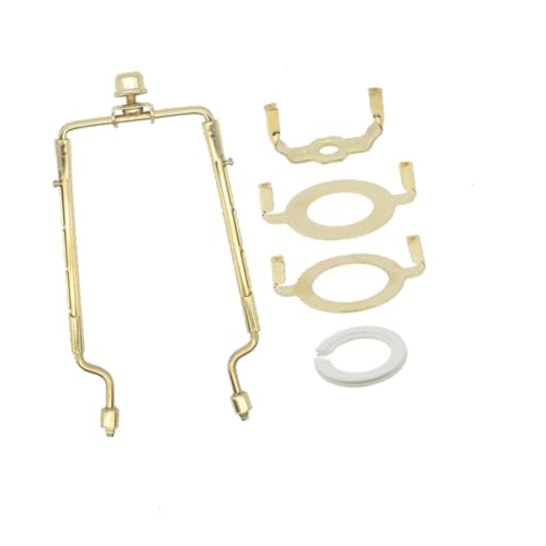 JISADER Startlampe Harp Set Ersatzteile für Lampenschirmklasse, Gold von JISADER