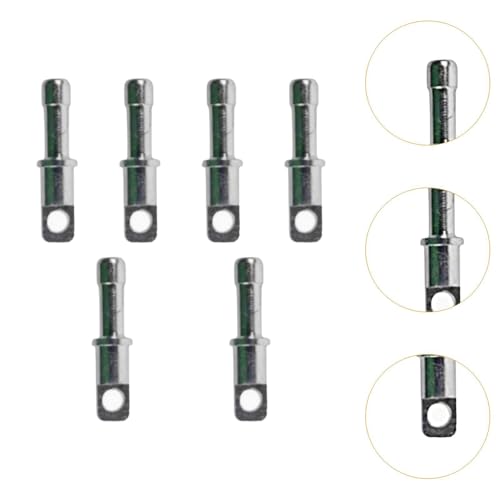 JISADER Zeltstangenspitzen 8,5 Mm/0,33 Zoll, Aluminiumkomponenten für Wanderausrüstung, 6er-Pack von JISADER