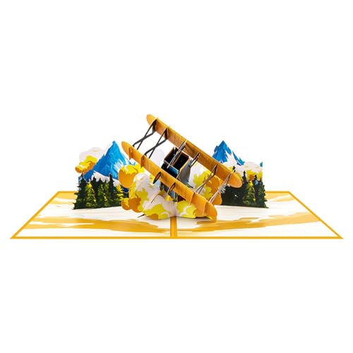 JITNGM 3D Popup Geburtstagskarte Für Männer 3D Flugzeug Design Für Ehemann Dad Son Opa Mit Umschlag JITNGM 3D Popup Geburtstagskarte Für Männer 3D Flugzeug Design Für Ehemann Dad Son Opa Mit Umschlag von JITNGM