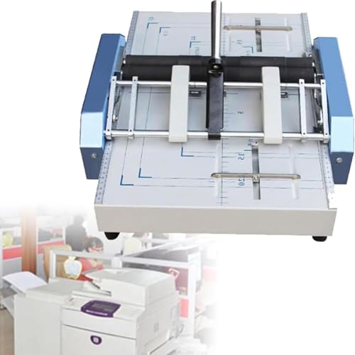 Maschine zur Broschürenerstellung, automatischer elektrischer Hefter und Falzmaschine für Hefter, gestrichelte Maschine, automatische Flachheftmaschine, geeignet für Heftklammern vom Typ 24/6 von JJENXYYDS