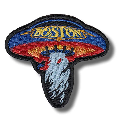 Aufnäher mit Boston-Gitarre, bestickt von JJTEXTIX