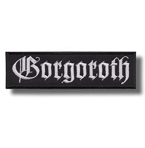 Aufnäher mit Gorgoroth-Band, bestickt, zum Aufbügeln von JJTEXTIX