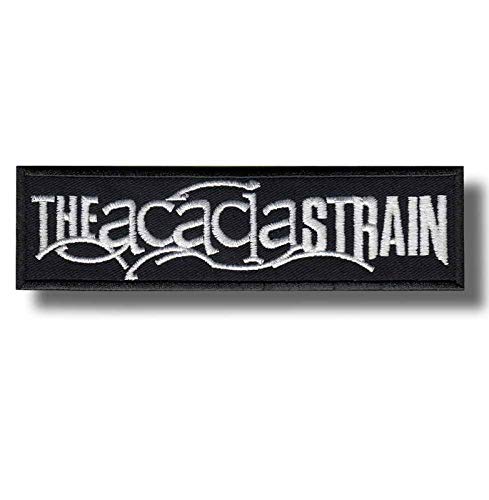 JJTEXTIX Aufnäher zum Aufbügeln, Motiv 'The Acacia Strain', Schwarz, Rechteckig, 1 Stück, Mittel, Musik, Embroidered, Appliqué Patch von JJTEXTIX